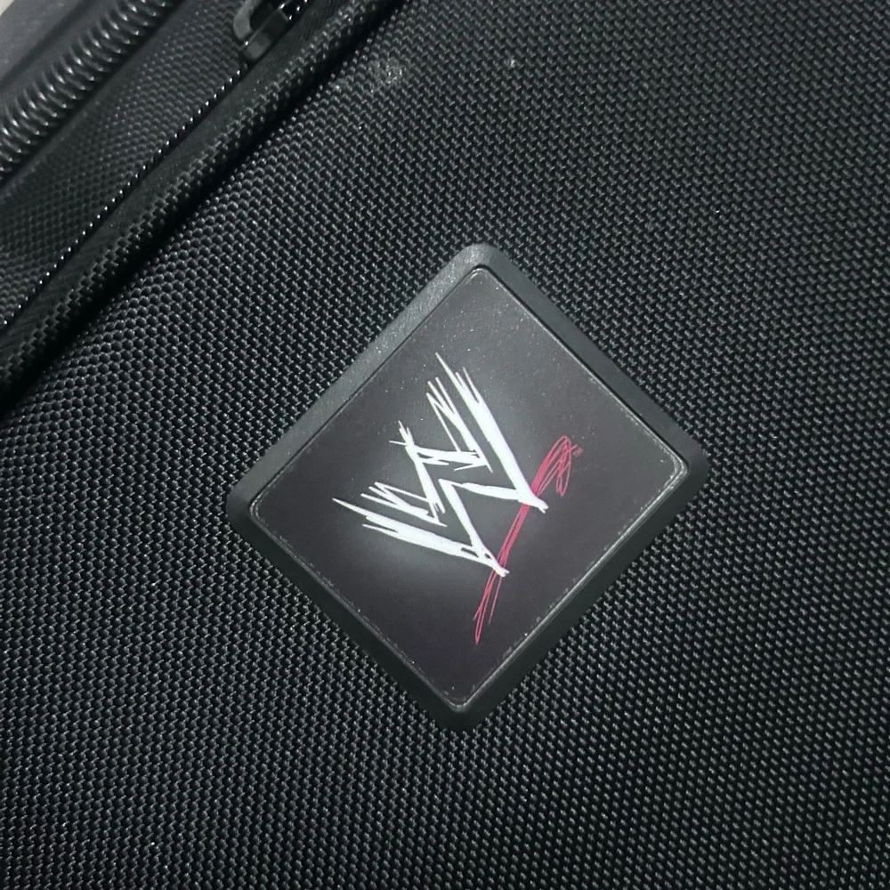 WWE Black suitcase Backpack with Logo Patchfor laptop 17 inch  suitcase - Picture 9 of 11